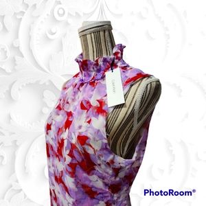 Calvin Klein ● Floral Sleeveless Blouse